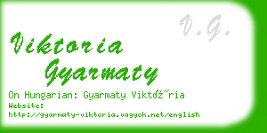 viktoria gyarmaty business card